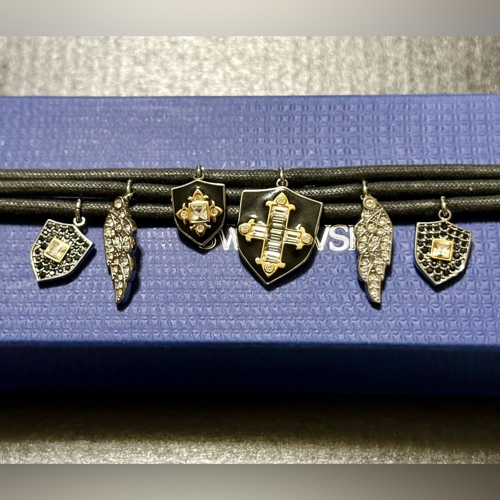 Swarovski Cross and Shield Charm Bracelet 1160532